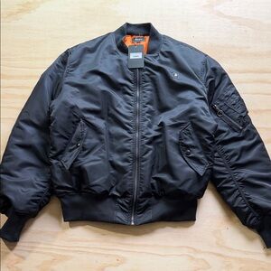 Men's Black MA-1 Bomber Jacket